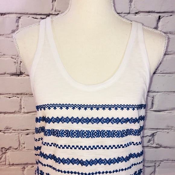 Sam Edelman - Embroidered Racerback Tank Top - Picture 2 of 7